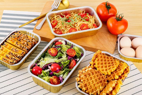 New environmentally friendly aluminum foil lunch box