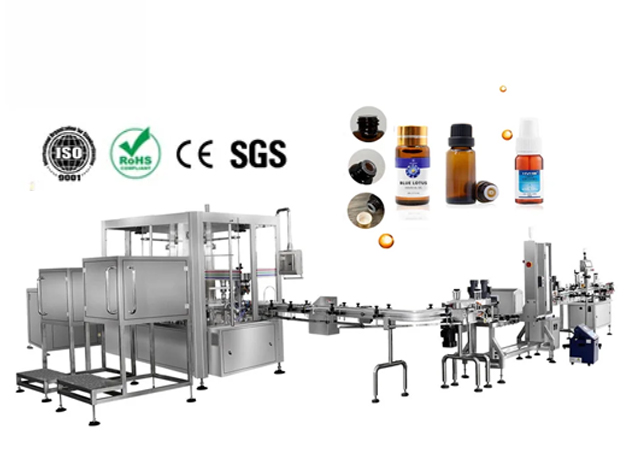 Fully Automatic Bottled Filling Production Line Oil Perfume Filling Line